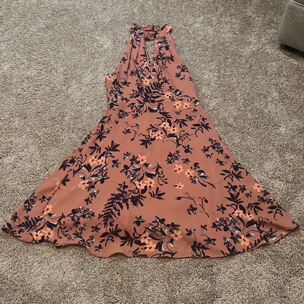USED: Express Dusty pink floral dress, size 0